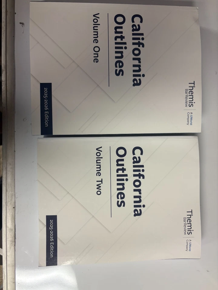 Themis CA Bar Review Books – 2025–2026 CALIFORNIA Edition  Complete  Set - Image 1 of 1