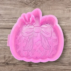 Kuh Druck Kürbis mit Schleife Freshie Form! - Bild 1 von 1