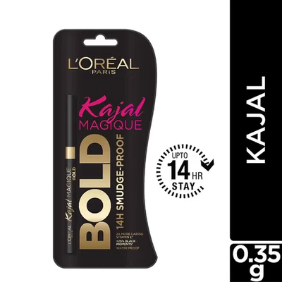 L'Oreal Paris Kajal Magique Bold - Black (0.35g) Free Shipping - Image 1 of 4