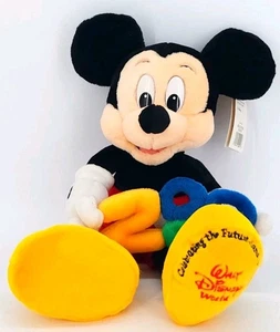 Walt Disney World Mickey Mouse Millennium 2000 Plüsch 19 Zoll Neu mit Etikett - Bild 1 von 11