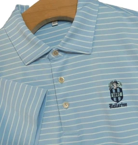 Bellerive Country Club Peter Millar L Performance Golfshirt blau 4-Wege Stretch  - Bild 1 von 11