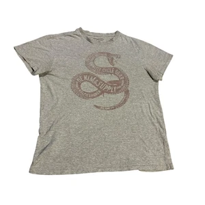 Denim & Supply Ralph Lauren Herren T-Shirt Small grau Schlangengrafik - Bild 1 von 8