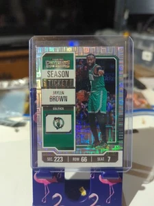 2023-24 Panini Contenders - Season Ticket #72 Jaylen Brown *CELTICS* Mojo prism - Picture 1 of 4