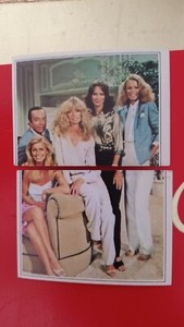 1980 VINTAGE SUPER SERIES ANGELS TELE POP CARD CHARLIE JACLYN SMITH FAWCETT