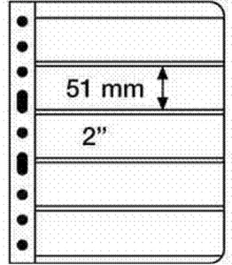 Lighthouse Vario Stamp Storage Pages-5S-5 to a-Sheet-Black Back-2 sided - Picture 1 of 4