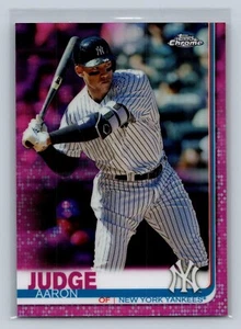 AARON JUDGE 2019 TOPPS CHROME #100 PINK REFRACTOR NEW YORK YANKEES - Picture 1 of 2