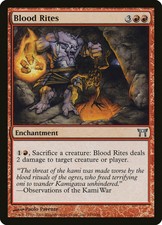 FOIL Blood Rites | MtG Magic Champions of Kamigawa | English | Near Mint