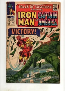 Tales of Suspense #83 1PRIMERA APLICACIÓN ¡El VASO! 2ND APP ADAPTOID! Fn 6.0 Titanium Man - Imagen 1 de 2