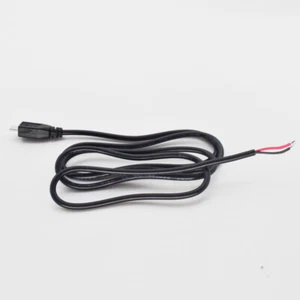 10pcs 1M/3.3ft Micro USB Male Plug Cable 2 wires Power Pigtail Cable Cord DIY - Picture 1 of 6