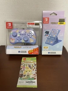 Animal Crossing HORI pad Mini Nintendo Switch &Only Play stand & amiibo card NEW - Picture 1 of 13