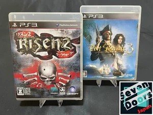 Lot 2 Risen 2 Dark Waters Port Royale 3 PS3 Japanese Edition Sony Playstation 3 - Picture 1 of 10
