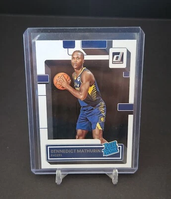 2022-23 Panini Donruss Bennedict Mathurin Rated Rookie RC #206 - Pacers - Image 1 of 2