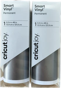 2- CIrcuit Joy Smart Vinyl 5.5"x48" Adhesive Roll - SILVER Glossy 2007094 - Picture 1 of 6
