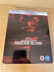 Shutter Island 10th Anniversary Rare UK 4K UHD Blu Ray Steelbook - NEW & SEALED - Picture 1 of 4