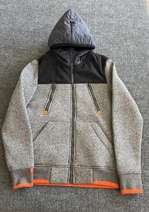 Superdry Scuba Dive Edition 4 Mens Zip Hoodie Jacket Gray Black Small - Picture 1 of 16