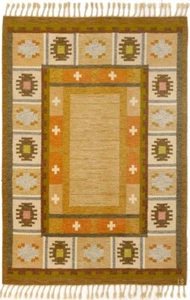 5x7 Flat weave Scandinavian Swedish Kilim Rug for Living Room Area Rug Bedroom - Picture 1 of 3