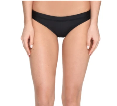 Speedo Women's Powerflex Eco Solid Swimsuit Bottom Black Size L 00312 - Image 1 of 2