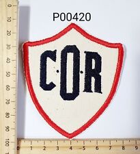 P00420 C.O.R..... Iron-on Cloth Patch