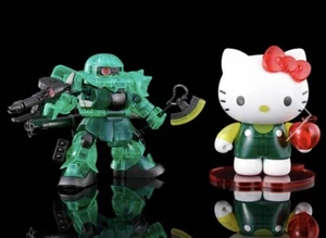 Silueta Cruz Bandai Hello Kitty/Zaku II SD Gundam Color Claro - Imagen 1 de 2