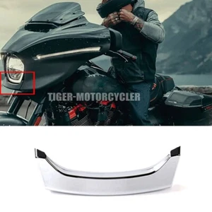 Chrome Outer Fairing Trim Cover For Harely Street Glide FLHX FLHXSE 2024 2025 - Picture 1 of 8