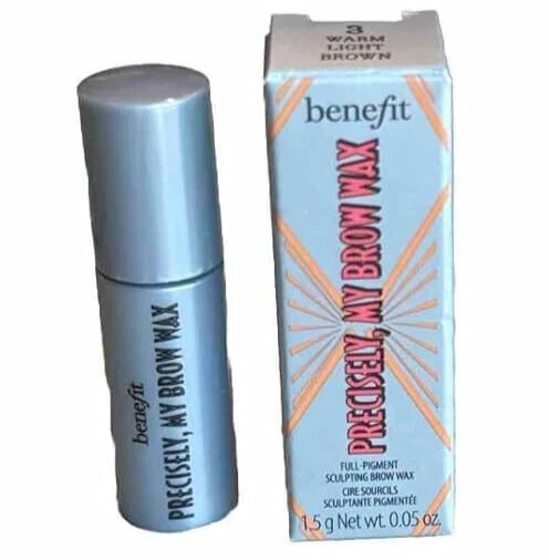 Benefit Cosmetics Precisely My Brow Wax #3 Warm Light Brown Deluxe  .05oz - Image 1 of 1