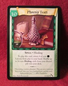 Phoenix Tears: Harry Potter TCG - Chamber of Secrets Set - 43/140 RARE - Picture 1 of 2
