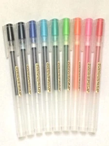 Muji Gel Ink Ballpoint Pens 0.38mm 9 colors Free Choice - Picture 1 of 22