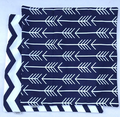 2-Pack Decorative Throw Pillow Cover 17x17 Home Decor couch Geometric pattern - Image 1 of 2