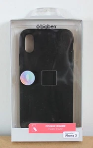 iPhone X Bigben Handy Hardcase Schwarz, Soft Touch - Bild 1 von 3