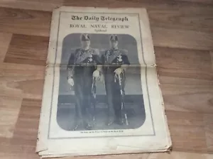 DAILY TELEGRAPH- ROYAL NAVAL REVIEW- SPITHEAD - SUPPLEMENT JULY 1935 - Picture 1 of 9