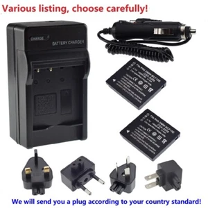 Batería o cargador para Panasonic DMW-BCF10 DMW-BCF10E BCF10PP CGA-S/106B S009 - Imagen 1 de 31