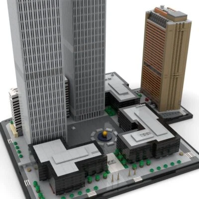 MOC-177998 World Trade Center Complex 1:800 Scale Architecture 7121 Pieces - Image 1 of 4
