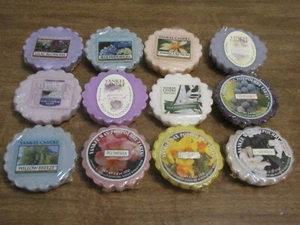 YANKEE CANDLE TARTS LOT PLUMERIA, CHRISTMAS ROSE, HONEYSUCKLE, LAVENDER SAGE - Picture 1 of 1