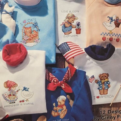 Leisure Arts Be-Loved Sweats Again Mom Sweater Waste Canvas Cross Stitch 2149 - Image 1 of 4