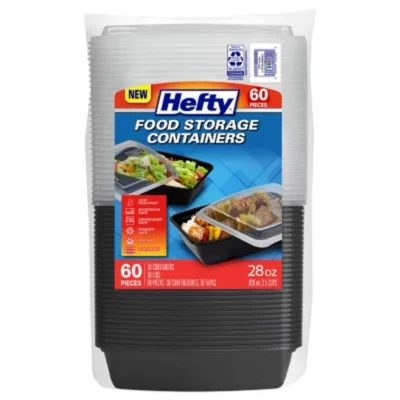 Hefty Food Storage Containers w/ Lid (28 oz., 60 ct.) - Image 1 of 4