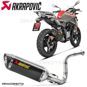 BMW G 310 R / GS 2017-2024 Impianto completo AKRAPOVIC Carbonio RC S-B3R1-RC/1 - Picture 1 of 9
