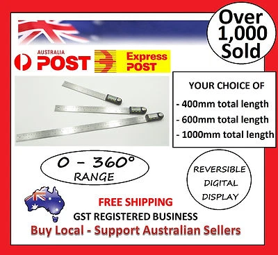 3 Choices - Digital Angle Finder Meter Protractor Goniometer Ruler 360° Measurer - Image 1 of 4