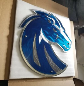 idaho metal wall art football logo wall decor Boise state Broncos bsu wall decor - Picture 1 of 3