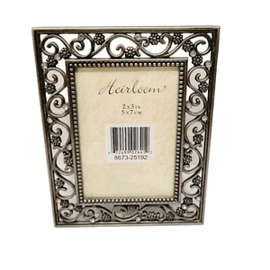 Mini Erbstück Blumen Strass Foto Bilderrahmen freistehend - Bild 1 von 5