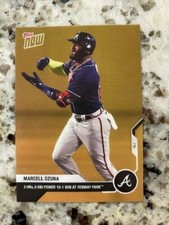 2020 TOPPS NOW RTOD BONUS CARD ATLANTA BRAVES MARCELL OZUNA #ODB-6 3-HR GAME