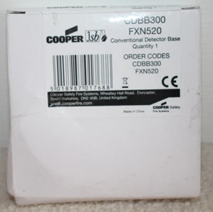 Base Detectora Convencional Cooper CDBB300 FXN520 - Nueva - Imagen 1 de 2