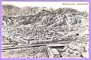 ADEN GENERALANSICHT LAGER POSTKARTE - Bild 1 von 1