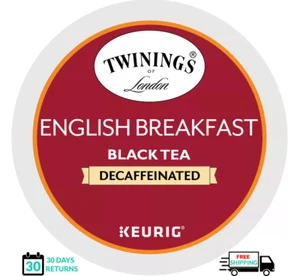 🆕☕ Twinings Desayuno Inglés DECAF Keurig Té K-cups   - Imagen 1 de 1