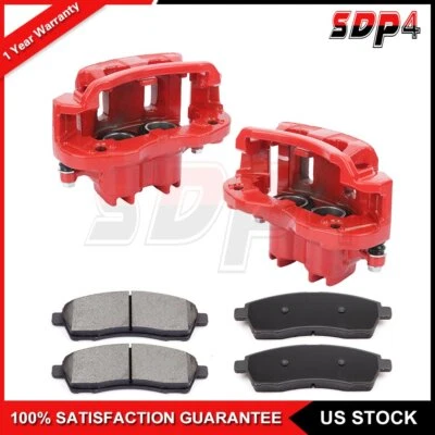 Brake Rear Calipers and Ceramic Pads Set For  2000-2004 Ford F-350 Super Duty - Image 1 of 4