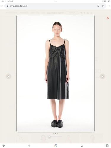 ABITO SLIP MM6 MAISON MARGIELA NERO TAGLIA 44 CONDIZIONE PRE AMORE