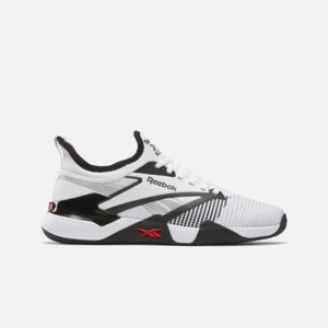 Men Reebok Nano Court Tennis Pickleball Shoes Sneakers White Black Red 100212265 - Picture 1 of 24