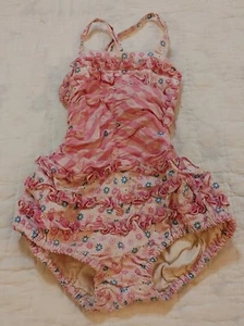 Vintage 50er Jahre Catalina Little Girls Badeanzug Badeanzug 3 rosa California USA - Bild 1 von 12