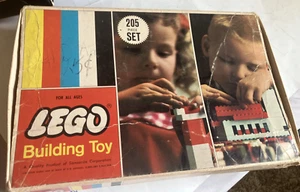 Lego Set Nr. 205 von 1966, Bausteine mit Karton - Bild 1 von 16