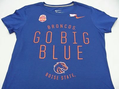 BOISE STATE BRONCOS - NIKE SLIM FIT - LADIES MEDIUM SIZE T SHIRT! - Image 1 of 4