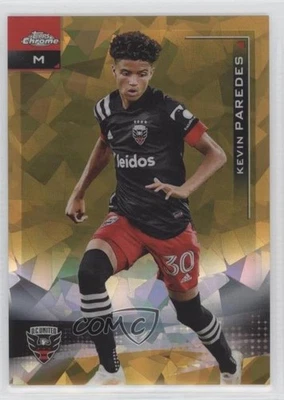 2021 Topps Chrome MLS Sapphire Edition Gold /50 Kevin Paredes #50 - Image 1 of 3